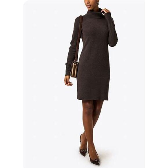 Veronica Beard Cashmere Saranac Dress In Brown - Picture 1 of 9